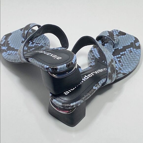 Alexander Wang snakeskin embossed mules size 36 - Picture 8 of 12